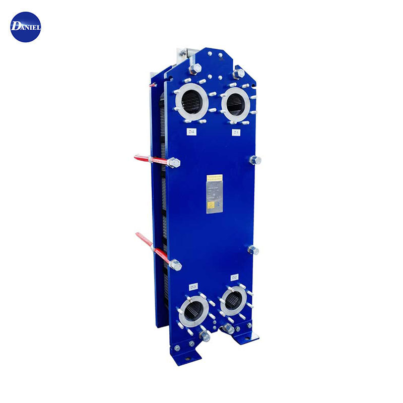 ダニエルクーラーチャイナミニ空気熱交換器ミルク低温殺菌器プレート熱交換器